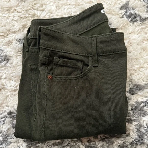 Old Navy Olive Green Super Skinny Rockstar Jeans - Picture 9 of 11
